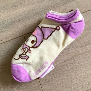 🆕 Hello Kitty 5 Pc Purple Cream Character Socks